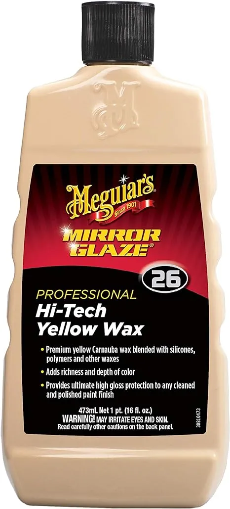 Meguiar's Mirror Glaze Hi-Tech Yellow Wax M2616