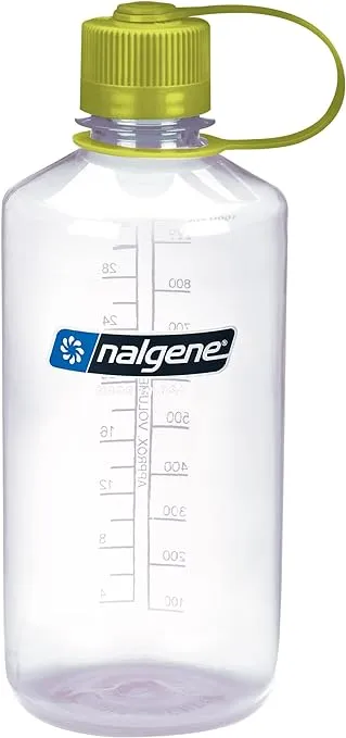 Nalgene Narrow Mouth 32 Ounce Sustain Bottle, Clear