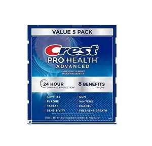 Crest Pro-Health Toothpaste, Advanced White for Teeth Whitening (5.8 oz., 5 pk.)Crest Pro-Health Toothpaste, Advanced White for Teeth W…