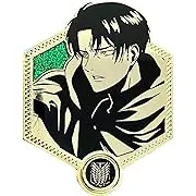 Attack on Titan Final Season Levi Enamel Pin Figure Anime Shingeki no Kyojin 