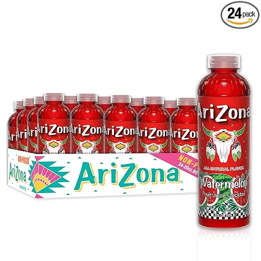 AriZona Watermelon Juice Drink, 20 Fl Oz (Pack of 24)