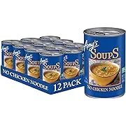 Amy's Soup, Vegan No Chicken Noodle Soup, With Organic Noodles, Vegetables and Tofu, Canned Soup, 14.1 Oz (12 Pack)Amy's Soup, Vegan No Chicken Noodle Soup, With Organic…