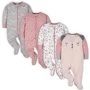 Baby Girl Layette Sleeper Butterfly 4-piece Set Gerber Size 0-3 Months BRAND NEW