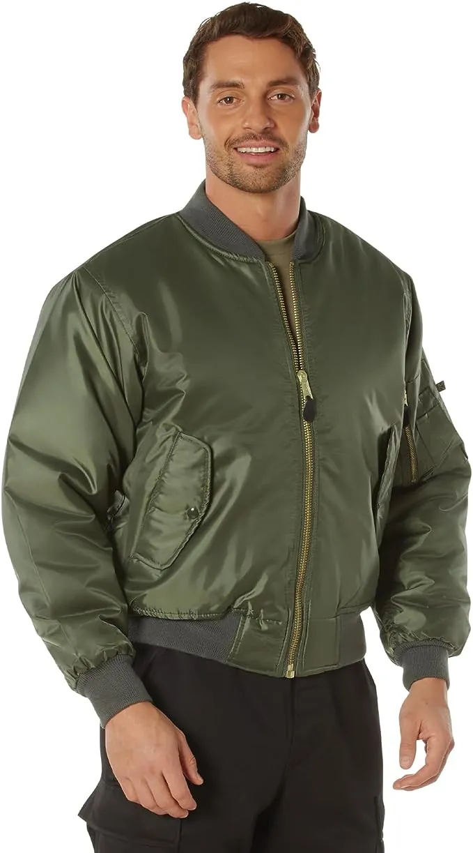 Rothco MA-1 Flight Jacket, XL, Sage GreenRothco MA-1 Flight Jacket, XL, Sage Green