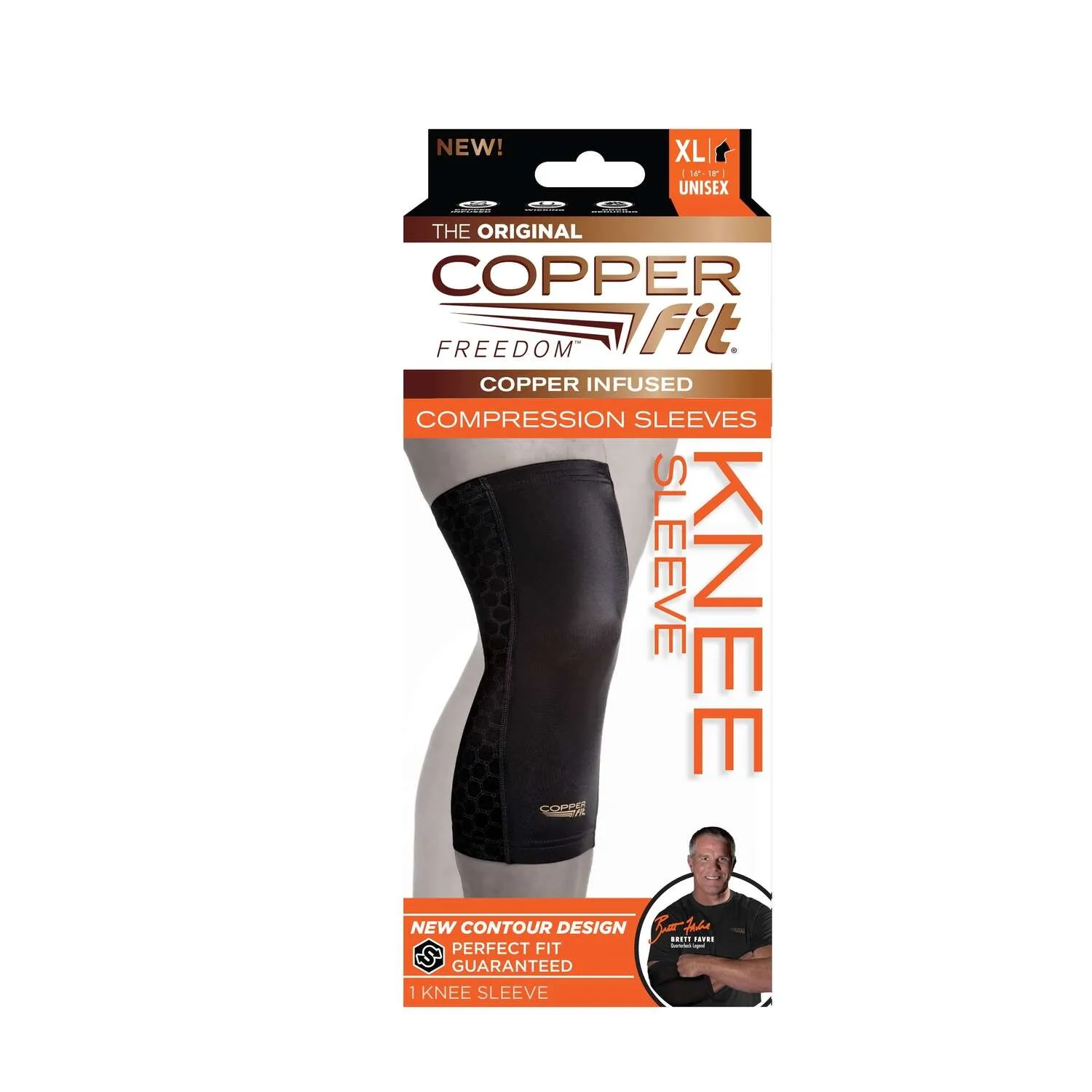 New!
		   
			Copper Fit 
                            
                            
			
			Freedom Knee Sleeve