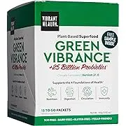 Vibrant Health Green Vibrance Powder, Version 15.0 - 12.8 oz canister