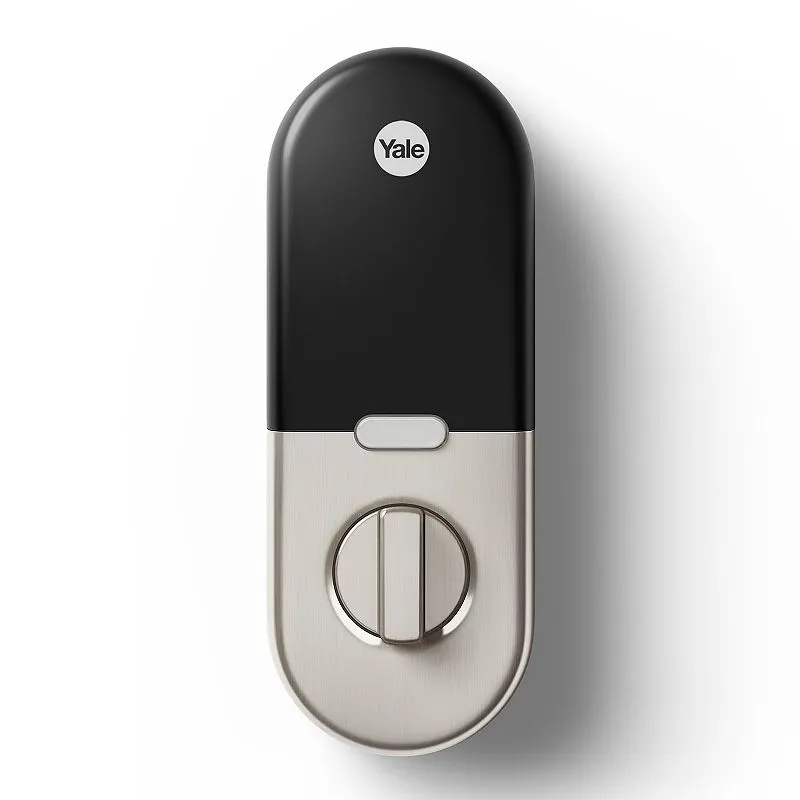 Nest x Yale - Smart Lock Wi-Fi Replacement Deadbolt with App/Keypad/Voice Assistant Access - Satin Nickel