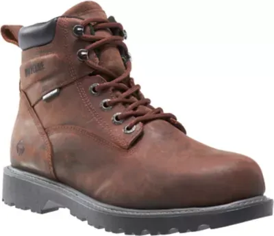 Wolverine Men&s Floorhand 6 in. Waterproof Work Boot, Brown