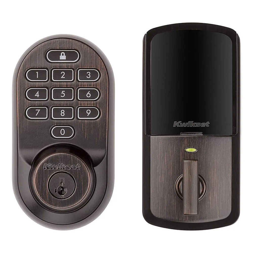 Kwikset Halo Keypad Wi-Fi Smart Lock Venetian Bronze