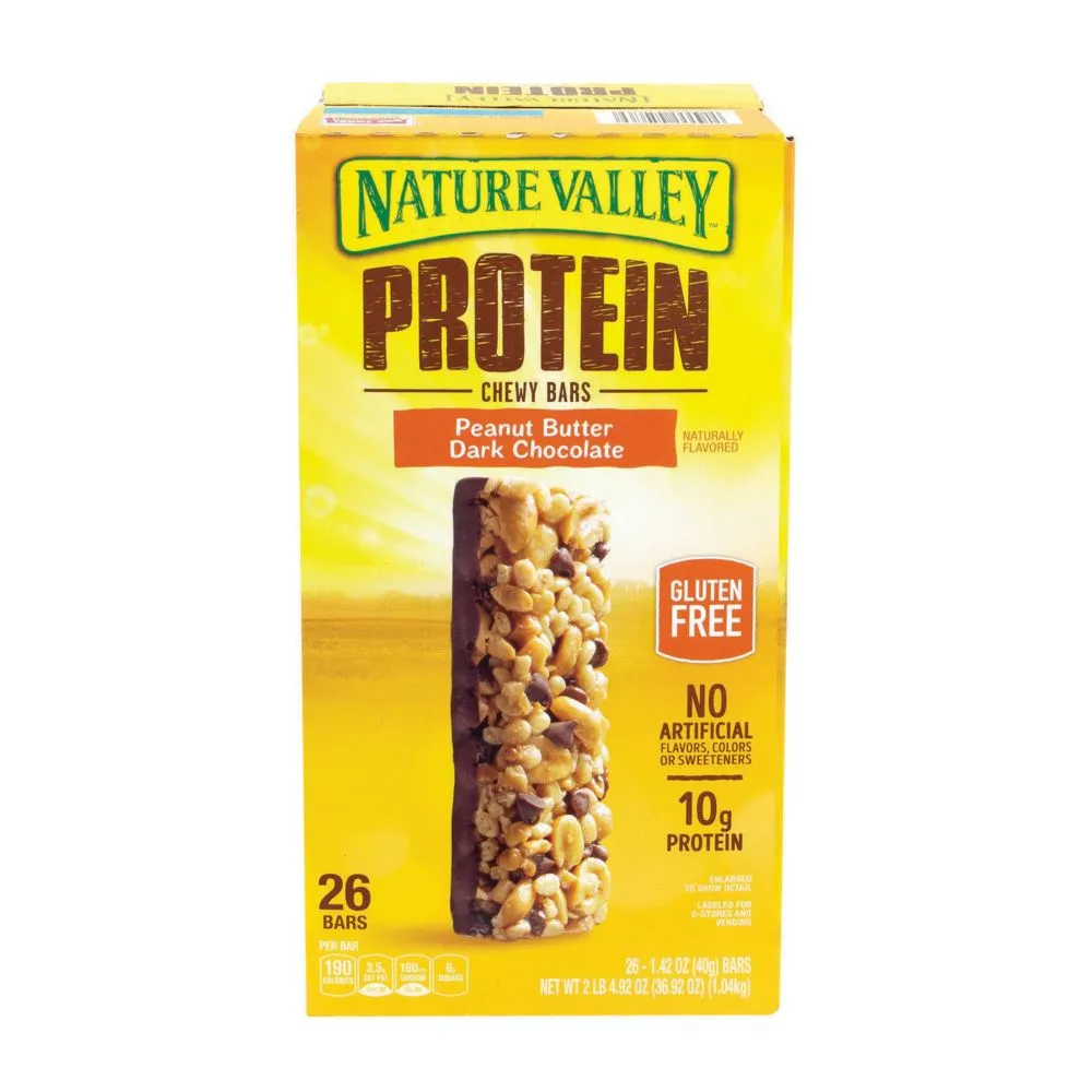 Nature Valley Chewy Bars Protein Peanut Butter Dark Chocolate