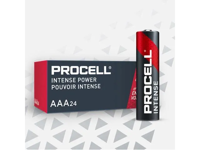 Procell Alkaline Intense Power AAA, 1.5V Batteries Pack of 24