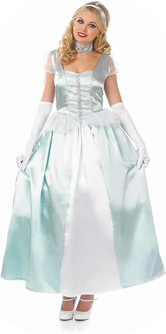 fun shack Blue Princess Costume for Women, Women Princess Dress, Halloween Princess Costumes for Women