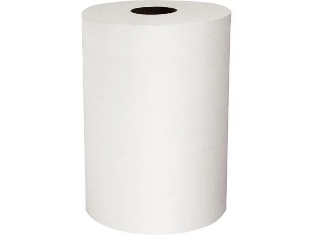 "Scott Control Slimroll Hard Roll Paper Towels (12388) with Fast-Drying Absorbency Pockets, White, 6 Rolls / Case, 580' / Roll"