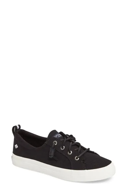 Sperry Women's Crest Vibe Sneaker Black / 6