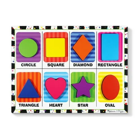 Melissa & Doug Chunky Puzzle Shapes