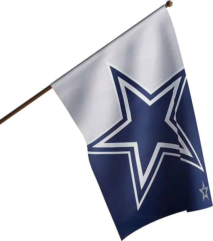 FOCO NFL Dallas Cowboys Solid Vertical Flag