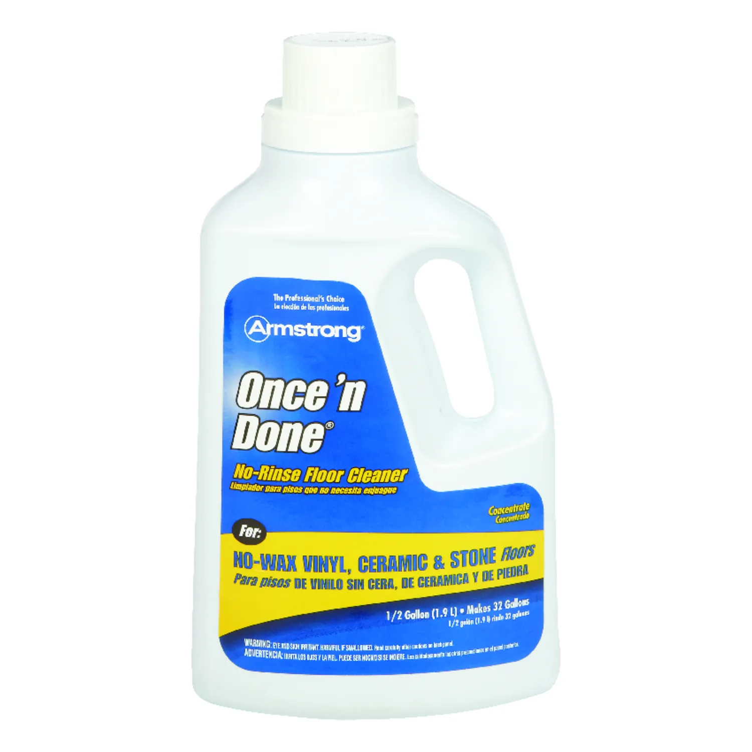 Armstrong 330408 Once 'N Done Concentrated Floor Cleaner, 1-Gallon