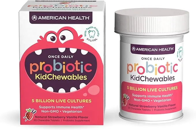 AMERICAN HEALTH Probiotic Kid Chewables, 30 Count