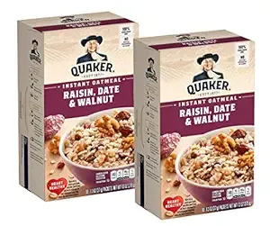 Quaker Instant Oatmeal Raisin Date Walnut