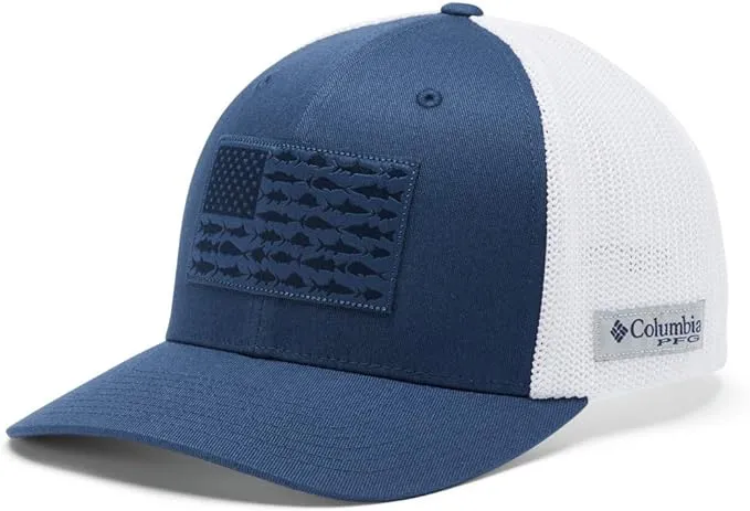 Columbia Gorra de malla con bandera de árbol