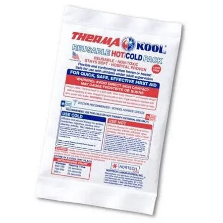 Therma-Kool Reusable Hot Cold Gel Pack, 4" x 6" (Mini / Face) - 25/Case