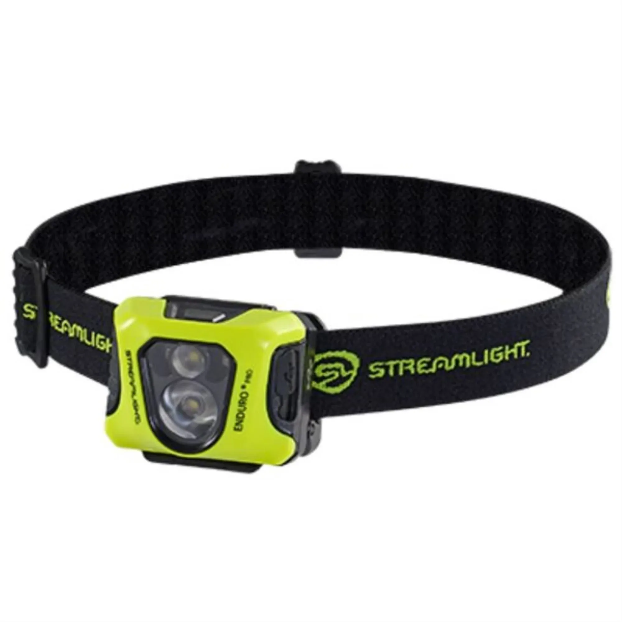 Streamlight 61436 Enduro Pro USB Rechargeable Multi-Function Head Lamp with Elastic and Rubber Head Strap and 3M Dual Lock, Yellow