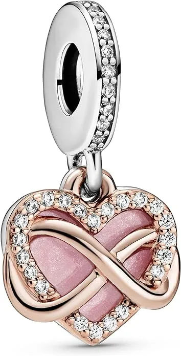 Pandora Sparkling Infinity Heart Dangle Charm