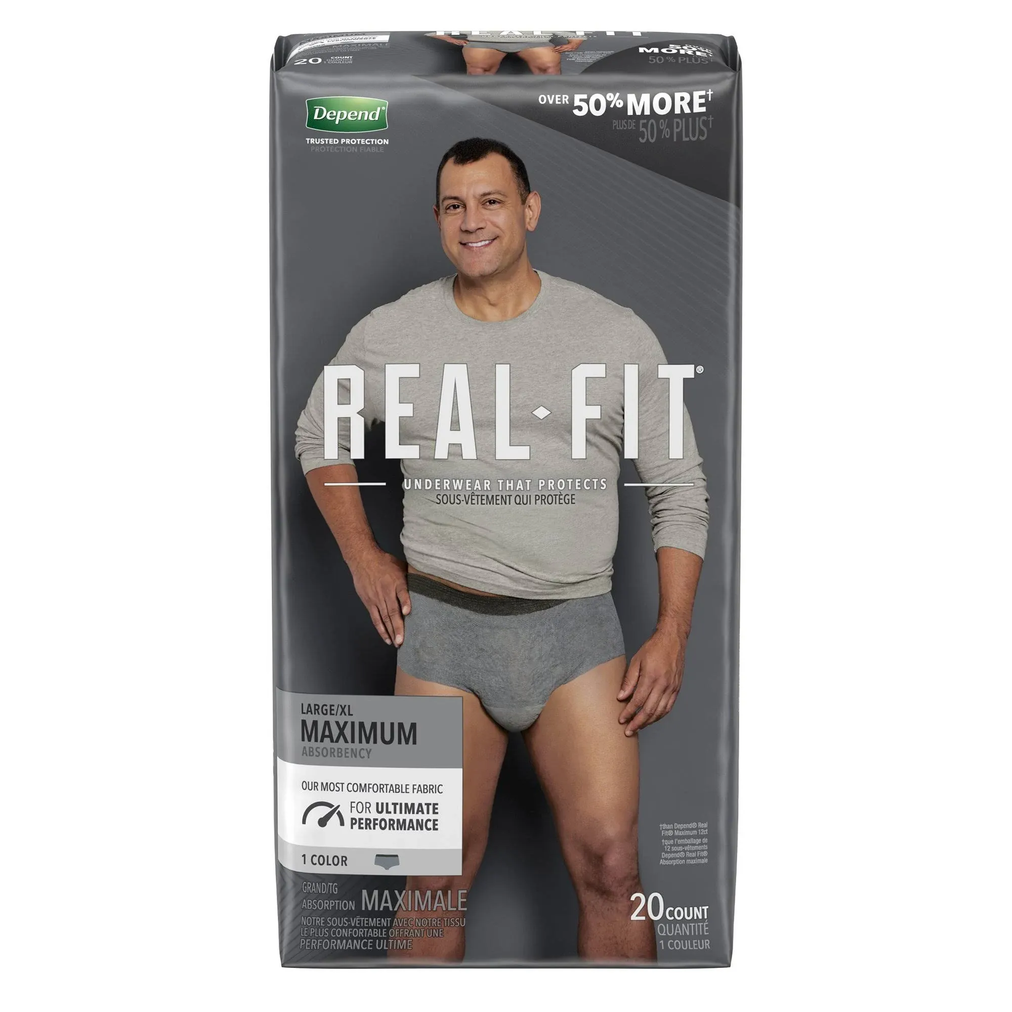 Depend Real Fit Incontinence Underwear for Men