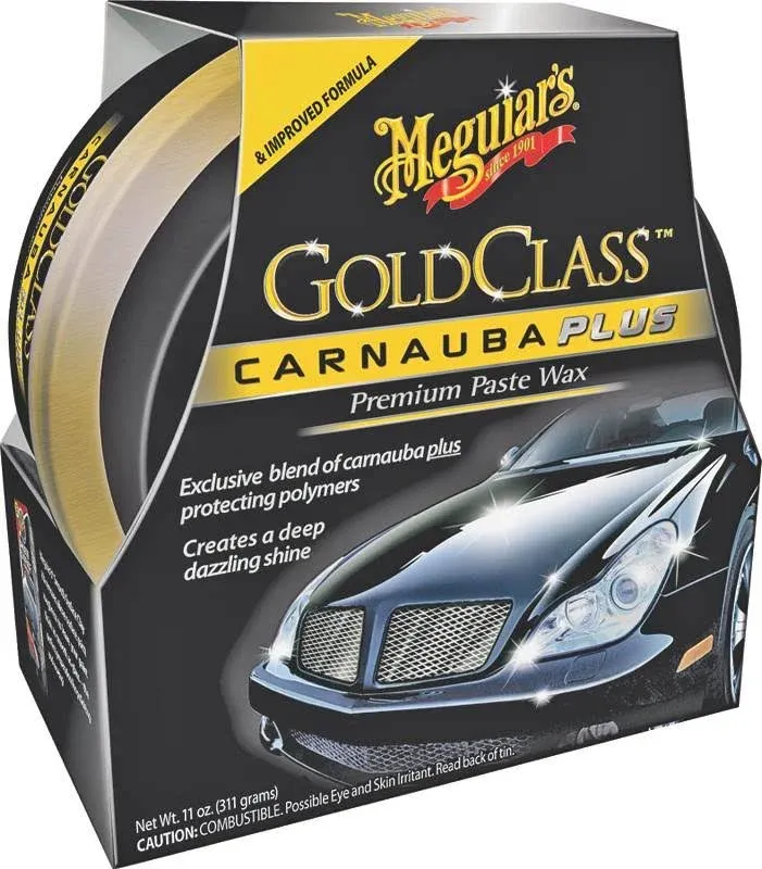 Meguiars GOLD GLASS CARNAUBA PLUS Premium Paste Car Wax 6 pack FREE SHIPPING!