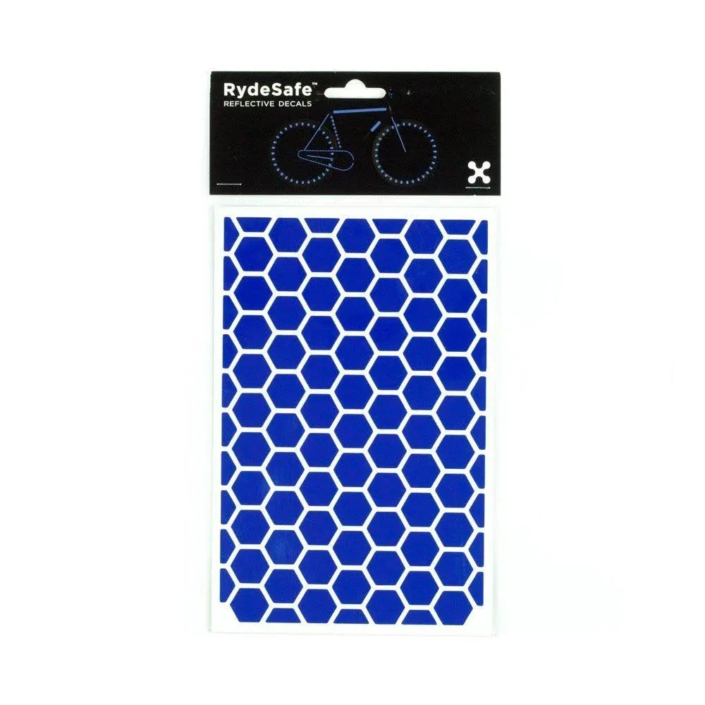 RydeSafe Reflective Stickers | Hexagon Kit - Large