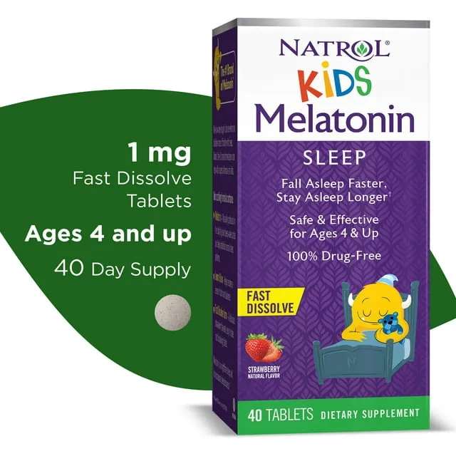 Natrol Melatonin Kids Fst Dslv 40 Tb