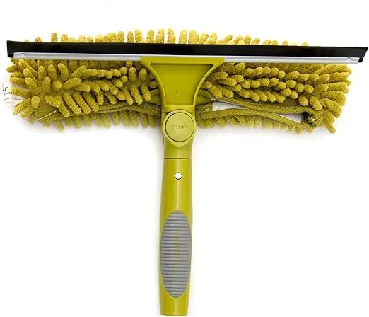 DOCAZOO DocaPole Window Squeegee and Scrubber Combo Attachment