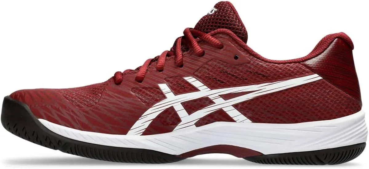 ASICS Men's Gel-Game 9 Tennis Shoes (Antique Red/White)