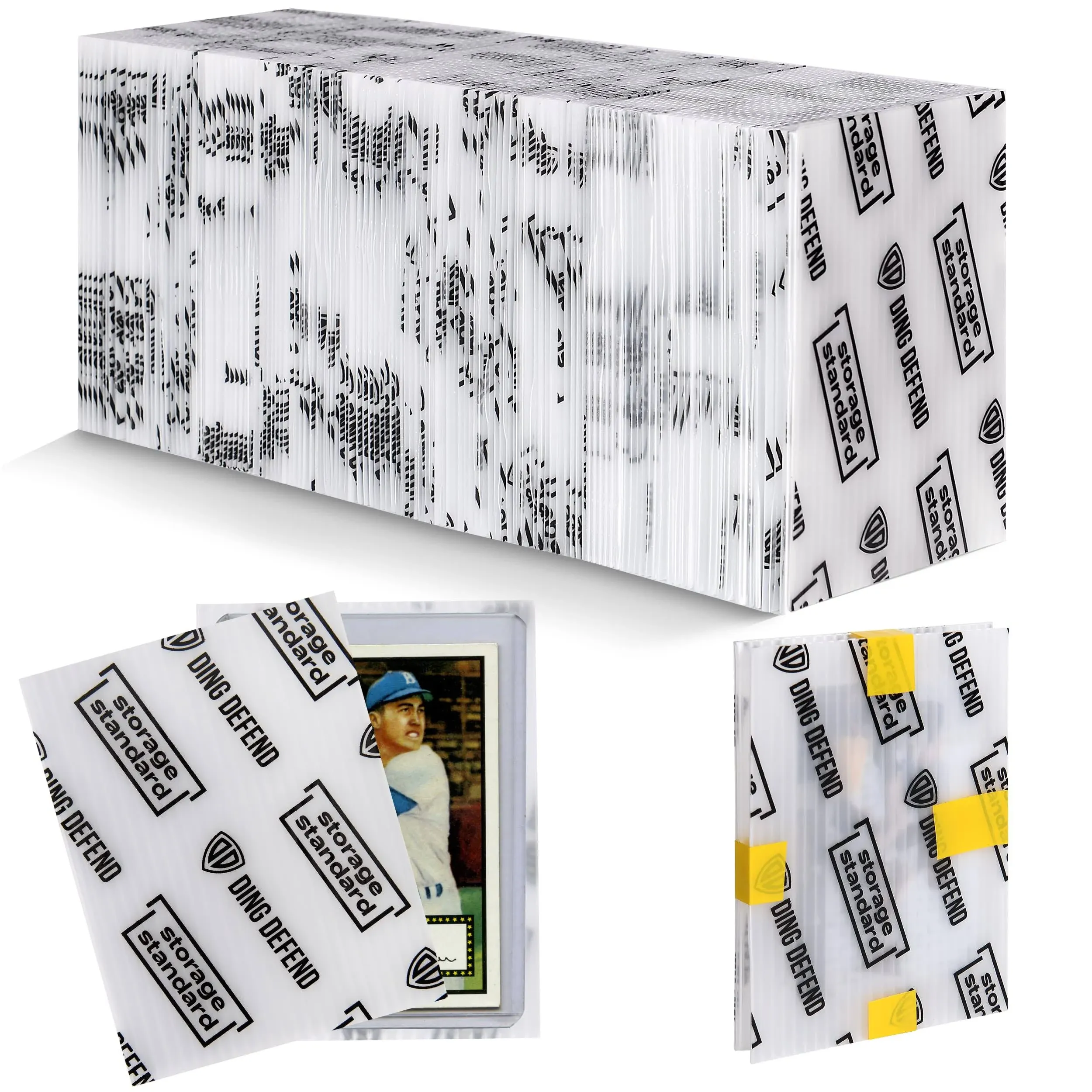 Trading Card Shipping Protectors 110 Pack 3.5&#039;&#039; x 4.5&#039;&#039; - Premium Ultra Stron...