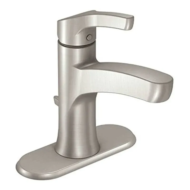 Moen Danika 1-Handle Bathroom Faucet, Brushed Nickel