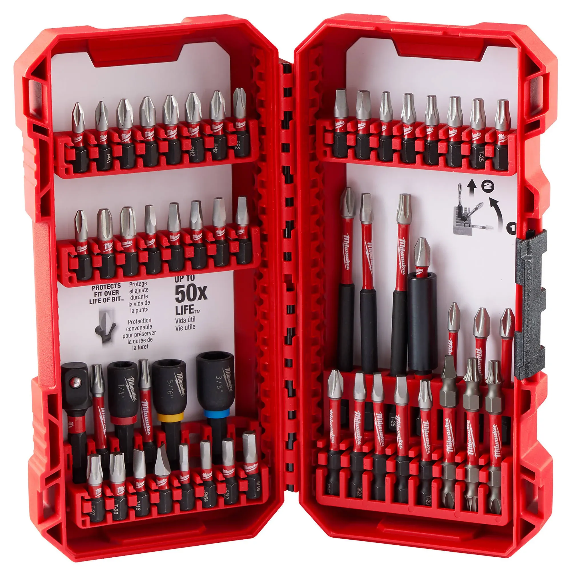 Milwaukee 48-32-4010 Shockwave Impact Duty Driver Bit Set