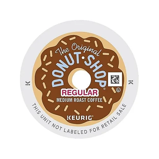 The Original Donut Shop Regular, Single-Serve Keurig K-Cup Pods, Medium Roast Coffee Pods, 24 Count (Pack of 4)