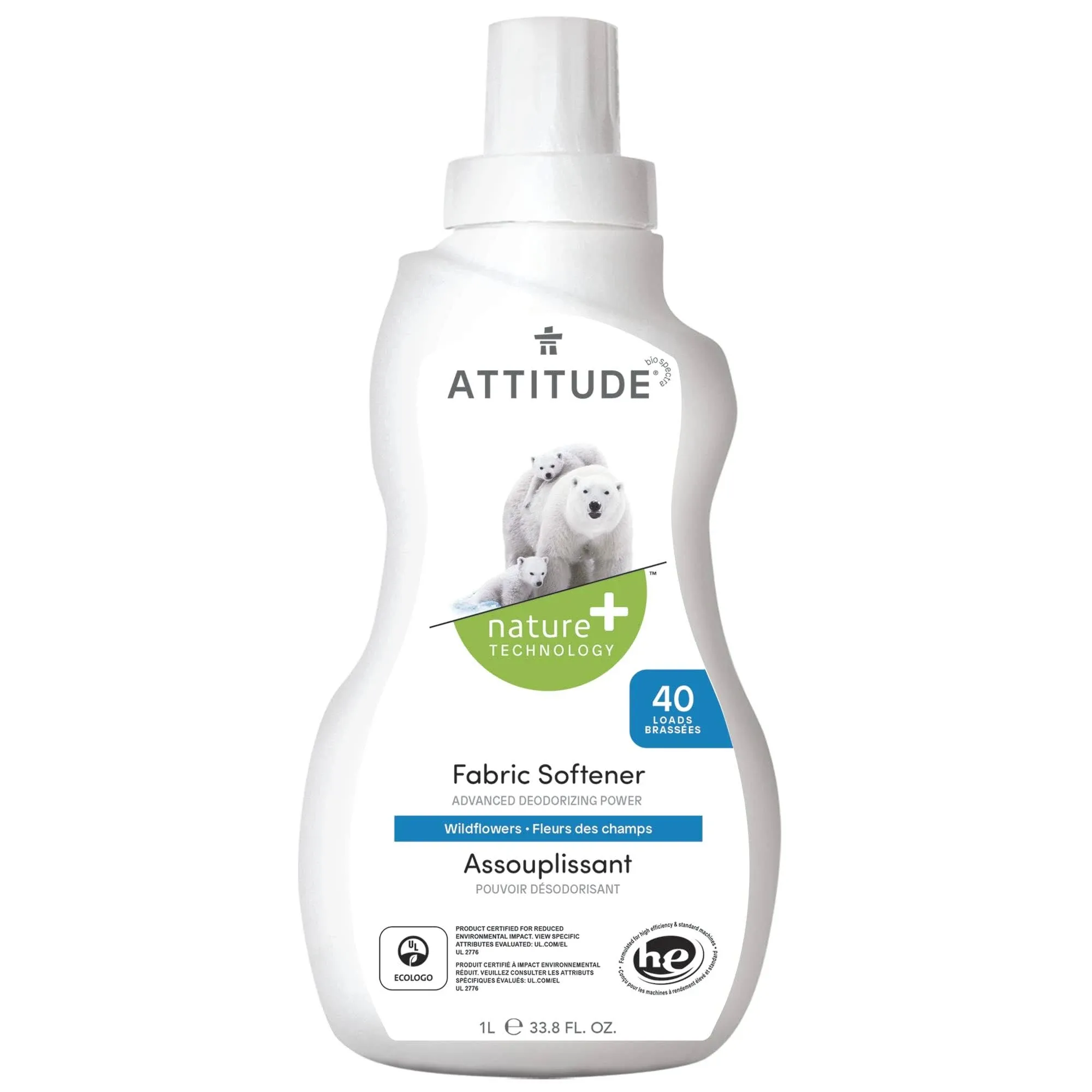 Attitude Wildflowers Fabric Softener 33.8 fl oz