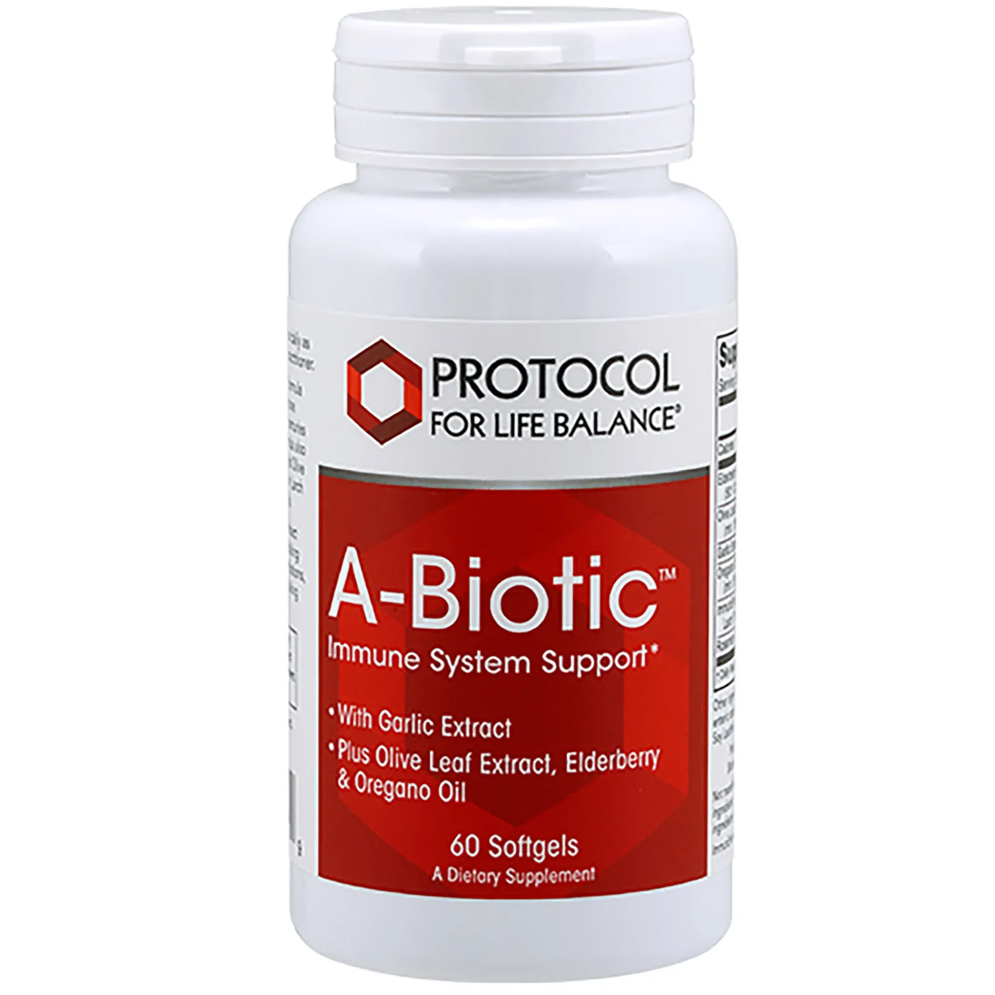 Protocol for Life Balance, A-Biotic, Immune System Support, 60 Softgels