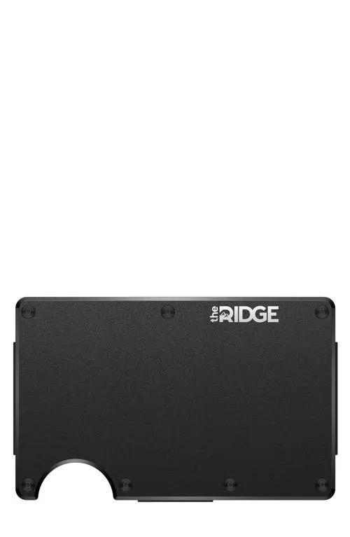 The Ridge Wallet Royal Black Money Clip