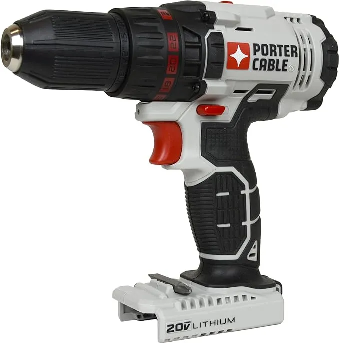 Porter Cable PCC601 PCC601B 1/2" 20V MAX Lithium Ion Drill Driver (Tool Only)