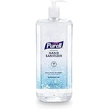 PURELL Advanced Hand Sanitizer Refreshing Gel, Clean Scent, 1.5 Liter Pump Bottle (5015-04)