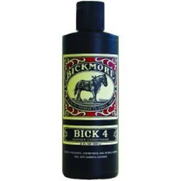 Bick 4 Leather Conditioner and Leather Cleaner 2 oz - Will Not Darken Leather - Safe For All Colors of Leather Apparel, Furniture, Jackets, Shoes, Auto Interiors, Bags & All Other Leather Accessories