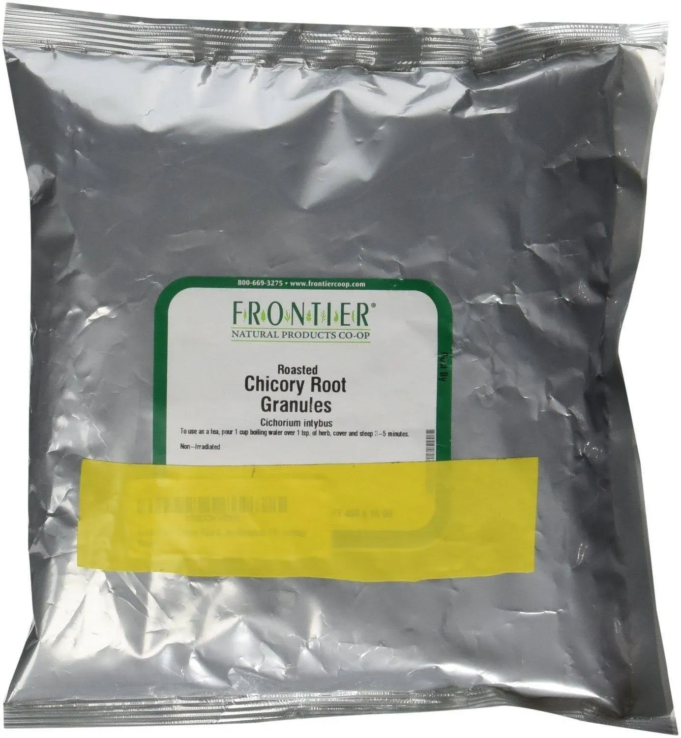 Frontier Co-op Chicory Root Roasted Granules 1 lb