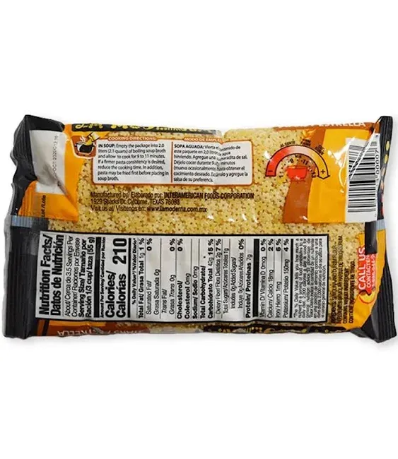 La Moderna Alphabet Pasta, Noodles, Durum Wheat, Protein, Fiber, Vitamins, 7 oz ...