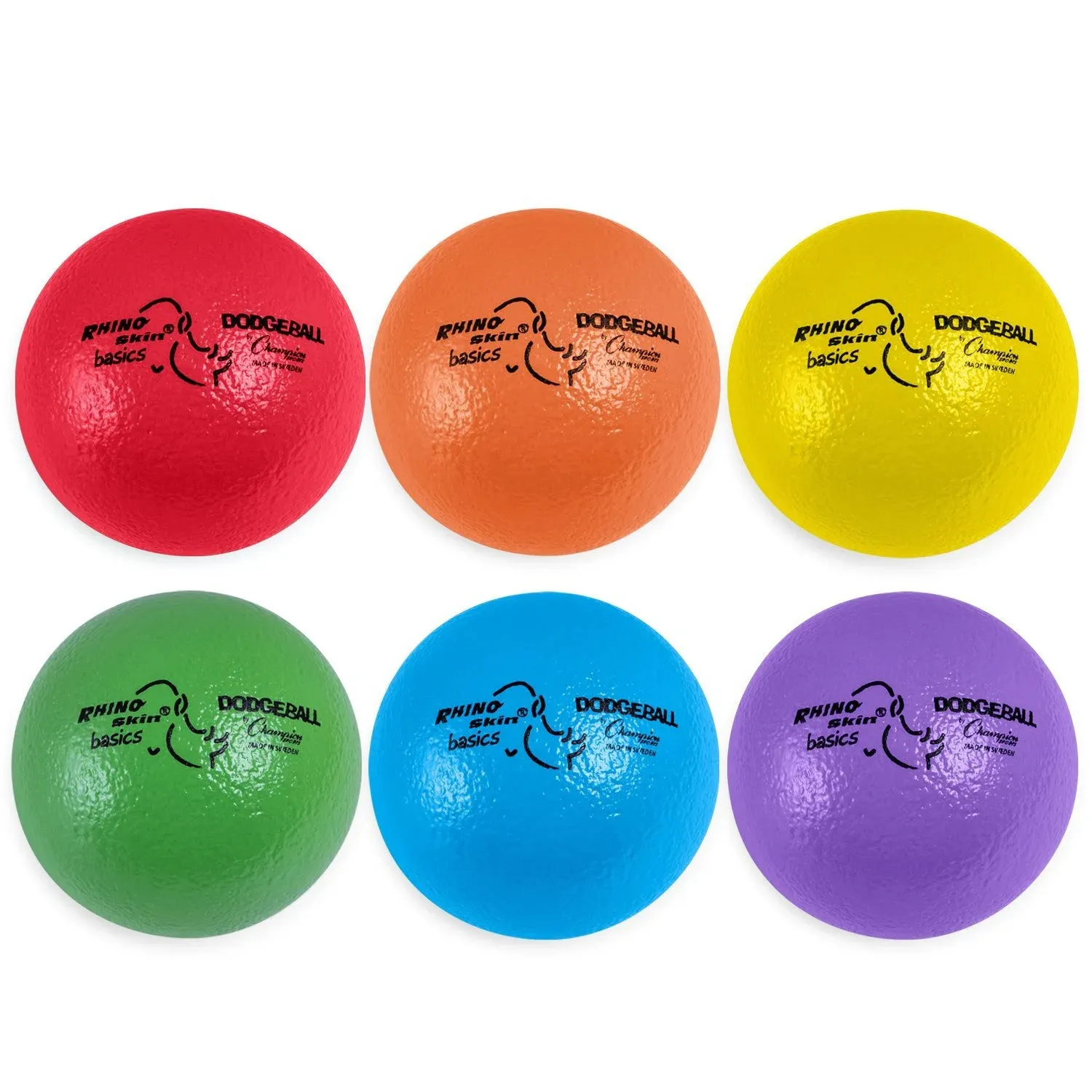 Champion Sports Rhino Skin Basic Dodgeball Set