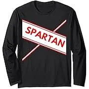 Spartan Cheerleader Easy Halloween Costume Design Long Sleeve T-Shirt