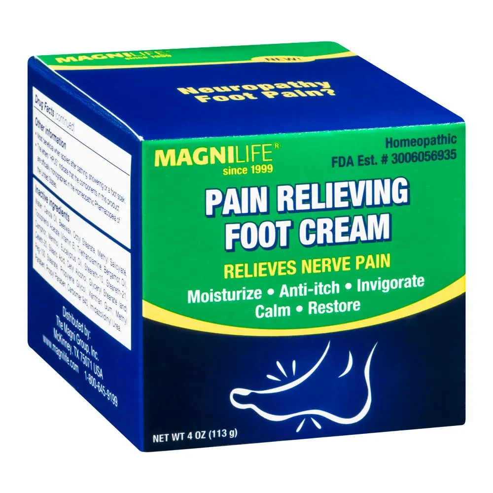 Magnilife Pain Relieving Foot Cream - 4.0 oz