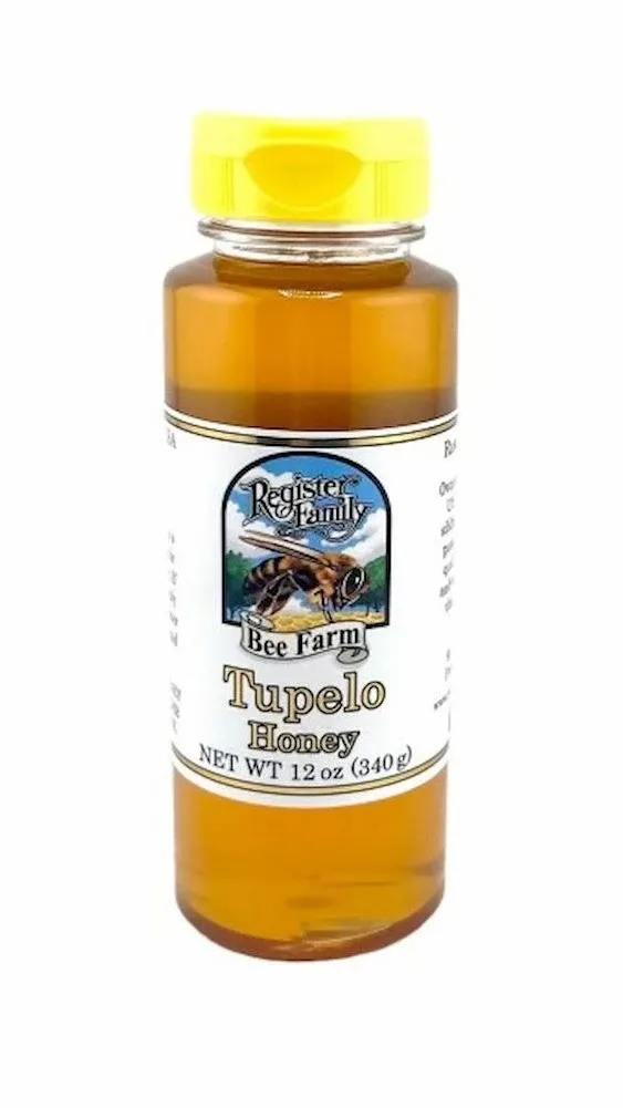 Pure Tupelo Honey - Squeeze Bottle - 1 LB, 2 LB, 3 LB - All Natural