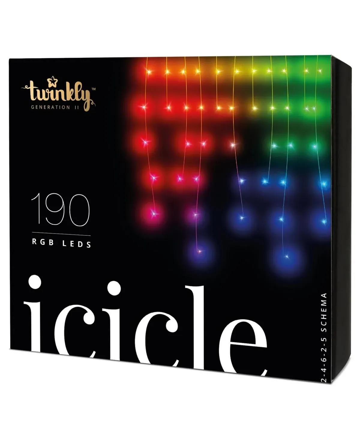 Twinkly 190 LED Icicle